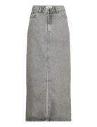 Skirt Pitkä Hame Grey Sofie Schnoor