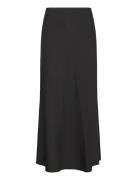 Viscose Maxi Skirt Pitkä Hame Black Gina Tricot