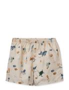 Duke Printed Board Shorts Uimashortsit Cream Liewood