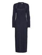 Filippa Dress Polvipituinen Mekko Navy House Of Dagmar