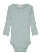 Body Ls Bodies Long-sleeved Green MarMar Copenhagen