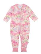 Cloud Castle Pyjamas Pyjama Sie Jumpsuit Haalari Pink Martinex