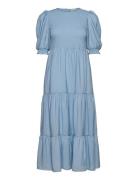 Mazzigz Ss Dress Polvipituinen Mekko Blue Gestuz