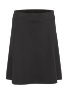 Kajolen Jersey Skirt Lyhyt Hame Black Kaffe