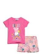 Set Pyjalong Pyjamasetti Pyjama Pink Gurli Gris