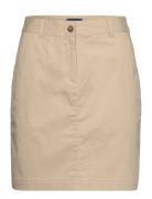 Chino Skirt Lyhyt Hame Beige GANT