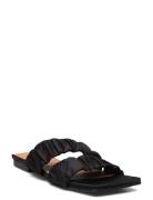 Smock Flat Sandal Matalapohjaiset Sandaalit Black Ganni