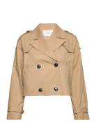 Yasveneda Ls Short Trenchcoat - Pb Trenssi Takki Beige YAS