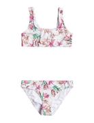 Happy Tropical Rg Bralette Set Bikinit White Roxy