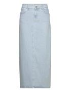 Ivy-Zoe Maxi Skirt Wash Mallorca Pitkä Hame Blue IVY Copenhagen