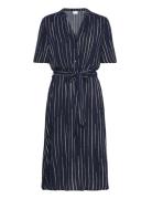 Vimoashly S/S Midi Dress - Noos Polvipituinen Mekko Navy Vila