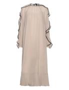 Dress Blossom Maksimekko Juhlamekko Beige Lindex