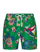 5.75-Inch Traveler Polo Bear Swim Trunk Uimashortsit Green Polo Ralph ...