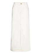 Classic Jeans Skirt Pitkä Hame White H2O Fagerholt