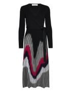 Dvf Reiko Dress Polvipituinen Mekko Black Diane Von Furstenberg