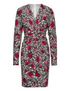 Dvf New Miley Dress Polvipituinen Mekko Red Diane Von Furstenberg