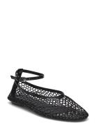 Ballet Flats With Mesh Bracelet Ballerinat Black Mango