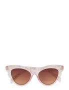 Resin Frame Sunglasses Aurinkolasit Pink Mango