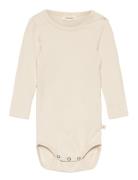 Nbngayo Ls Slim Body Lil Noos Bodies Long-sleeved Cream Lil'Atelier