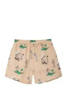 Tennis Swim Trunks Uimashortsit Beige Pompeii