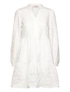 Ida Dress Lyhyt Mekko White A-View