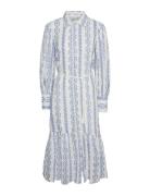 Yastovina Ls Long Shirt Dress Polvipituinen Mekko Blue YAS