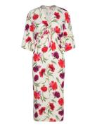 Dvf Valerie Dress Polvipituinen Mekko White Diane Von Furstenberg