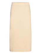 Macy Long Skirt Polvipituinen Hame Cream Balmuir