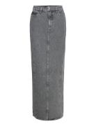 Rhinest Denim Skirt Pitkä Hame Grey ROTATE Birger Christensen