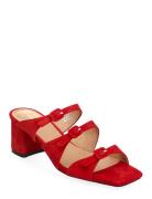 Hanna Buckle Mule Korolliset Sandaalit Red Shoe The Bear