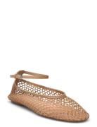 Ballet Flats With Mesh Bracelet Ballerinat Beige Mango