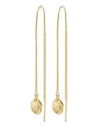 Jola Recycled Long Chain Earrings Korvakoru Korut Gold Pilgrim