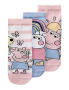 Nmfarra Peppapig 3P Sock Cplg Sukat Multi/patterned Name It