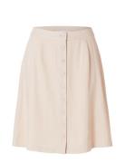 Slfgulia Hw Short Skirt D Lyhyt Hame Cream Selected Femme