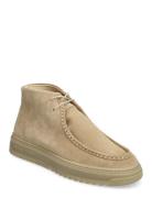 Core Mid U Suede Nyörisaappaat Beige Sneaky Steve