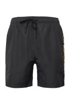 B.intl Large Logo Swim Uimashortsit Black Barbour