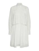 Yasvicca Ls Dress S. Lyhyt Mekko White YAS