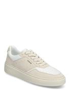 Cph1M Leather Mix White/Grey Matalavartiset Sneakerit Tennarit Beige C...