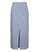 Onlmerle Hw Lon Slit Stripe Skirt Cc Pnt Pitkä Hame Blue ONLY