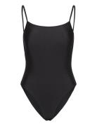 Solid Euna Swimsuit Uimapuku Uima-asut Black Becksöndergaard