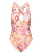 Spring Festival Cross Back Piece Uimapuku Uima-asut Pink Seafolly