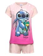 Pyjashort In Box Pyjamasetti Pyjama Pink Lilo & Stitch