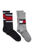 Th Kids Flag 2P Sukat Grey Tommy Hilfiger