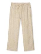 Monochrome Lines Barbara Pants Pyjamahousut Olohousut Beige Juna