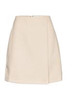 Eden Skirt Lyhyt Hame Cream Malina