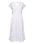 Crpablo Dress Polvipituinen Mekko White Cream