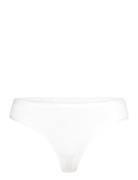 Core Rib Thong Stringit Alusvaatteet White Organic Basics