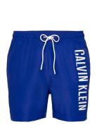 Medium Drawstring Uimashortsit Blue Calvin Klein