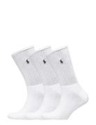 Crew Sock 3-Pack Underwear Socks Regular Socks White Polo Ralph Lauren...