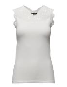 Vanessa Top Tops T-shirts & Tops Sleeveless White Minus